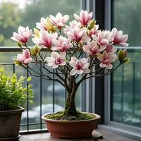 四季浓香型矮化玉兰花树苗盆栽花苗红玉兰花紫玉兰花树花卉庭院耐