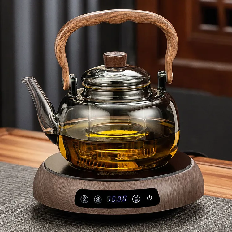 2025新款煮茶壶加厚防爆耐高温玻璃电陶炉高档家用养生烧水壶茶具
