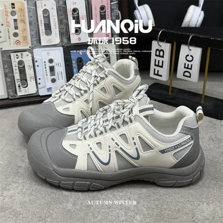 环球韩版ins丑萌复古潮流登山鞋男鞋2025新款夏季运动防滑运动鞋