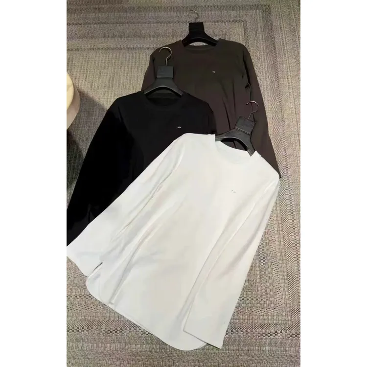 JING冬季99530磨毛圆领长袖T恤女装宽松百搭设计感