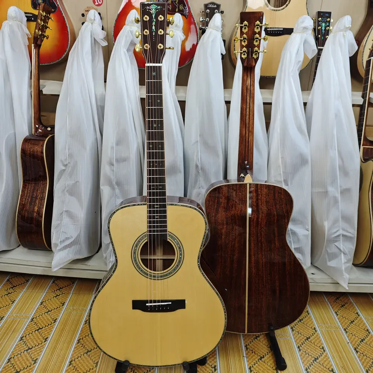全单 精品40寸OM民谣全单木吉他适用于男女通用演奏级