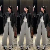 六六秋款弯刀裤韩版休闲刺绣卫裤305