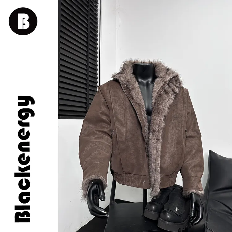 小个子座山雕外套棉服男冬季美式重磅加绒加厚棉衣夹克国潮boxy