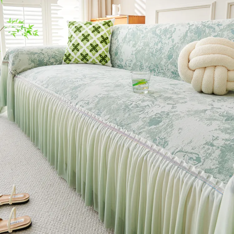 V/雅鹿高级感沙发盖布四季通用客厅防猫抓沙发巾2025新款沙发垫