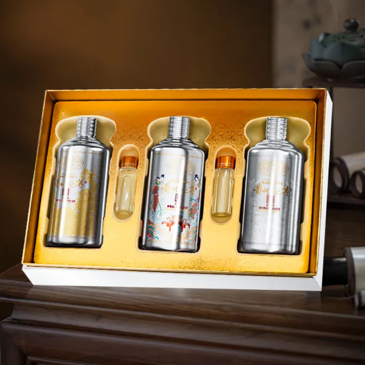 赖正衡礼遇贵州 酱香型白酒3瓶装53度500ml