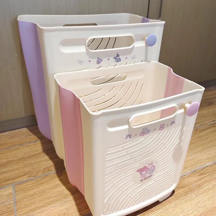 屈臣 氏脏衣篓家用壁挂可折叠浴室卫生间临时放衣服神器脏衣洗衣