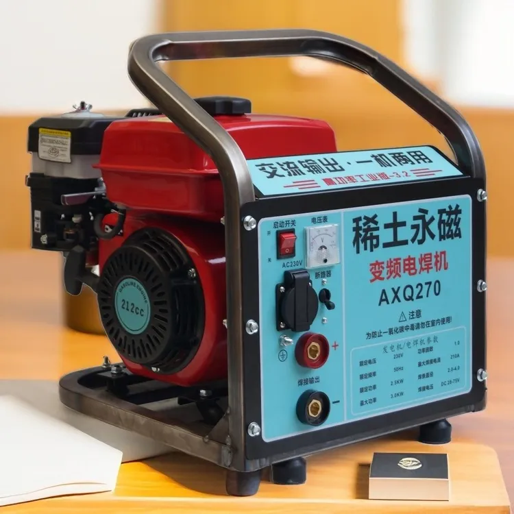 210A汽油发电焊机两用 交流3千瓦长焊3.2长焊