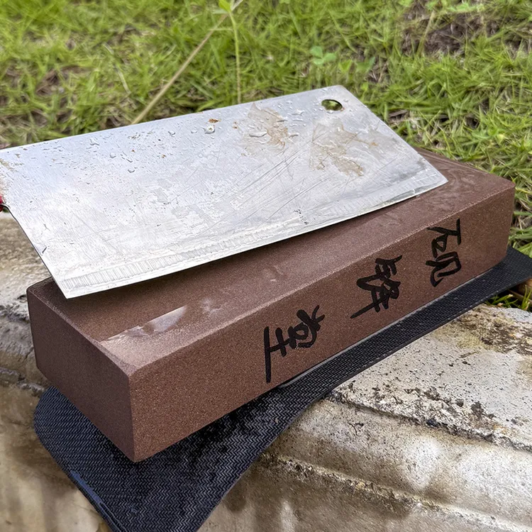 老式红砂岩800目天然粗磨刀石户外开刃家用快速修复菜刀起锋保养