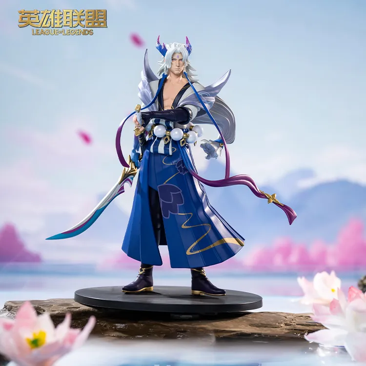 英雄联盟LOL 灵魂莲华 永恩 1:8比例手办雕塑收藏摆件游戏周边