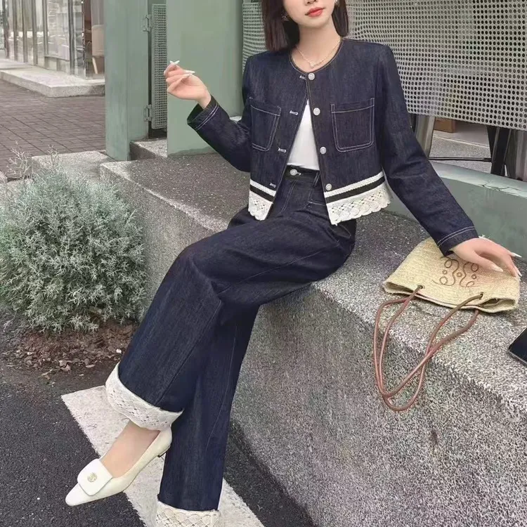 【小个子套装】2025春季韩版小个子高级小香风套装