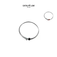 CatalpaLew 925银树脂手镯 「里一」墟生美学可调设计款手镯#C40144