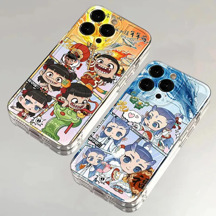 飞虎胜福起哪吒敖丙适用于苹果16/15pro手机壳华为vivo小米15oppo