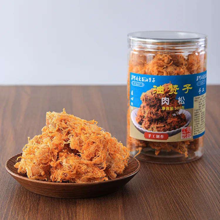 宁波鼓楼王阿姨油赞子肉松麻花老宁波肉松油赞子休闲糕点酥脆解馋