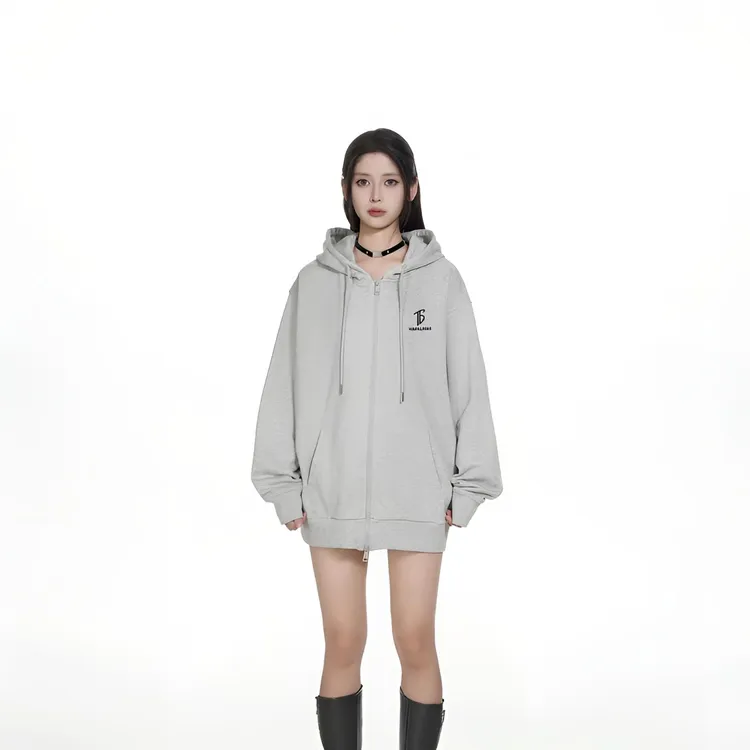 TBHIMALAYA夏季户外纯棉秋冬加绒带帽休闲连帽卫衣百搭长袖外套