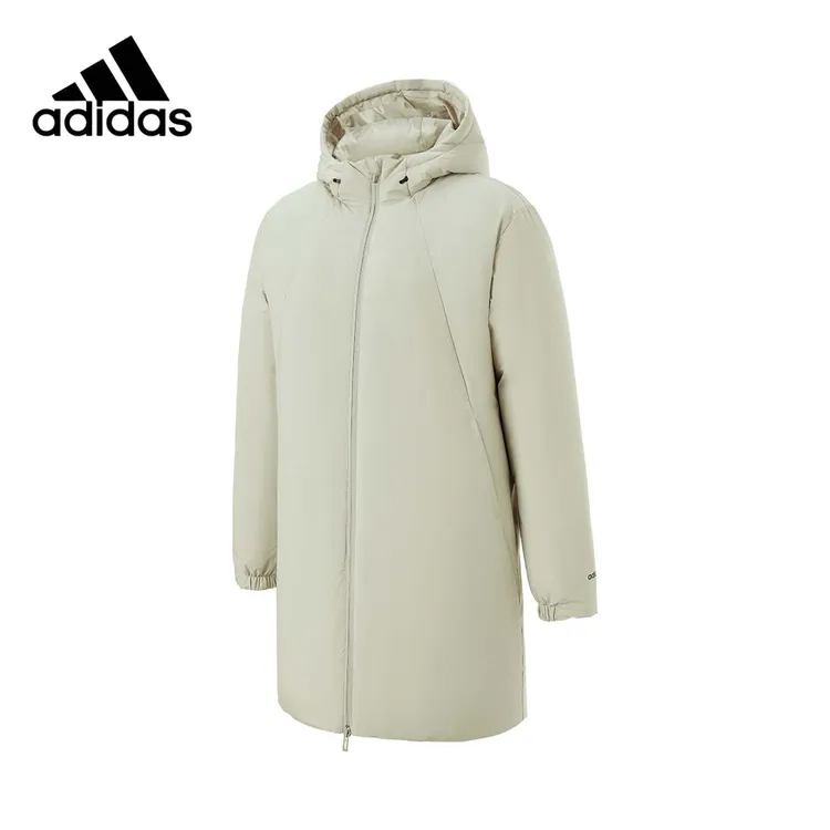 adidas阿迪达斯羽绒服男防风保暖连帽休闲厚款加厚户外长款JL9617