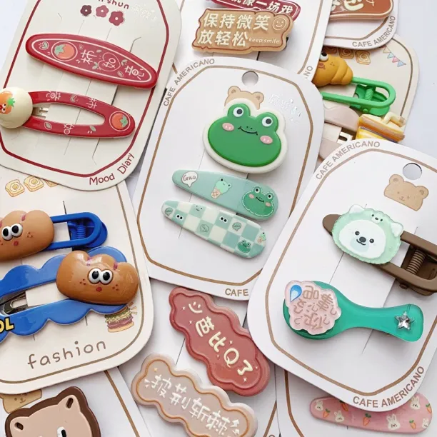 清仓～卡通兔子发夹学生可爱刘海夹高颜值后脑勺碎发BB夹发卡发饰