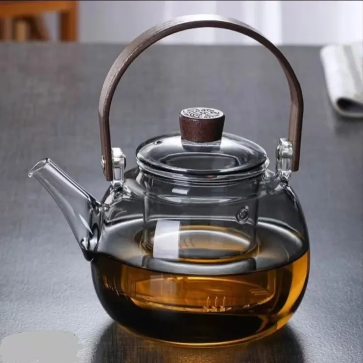 家用高硼硅玻璃煮茶壶日式电陶炉煮茶大容量茶水分离煮茶具水壶