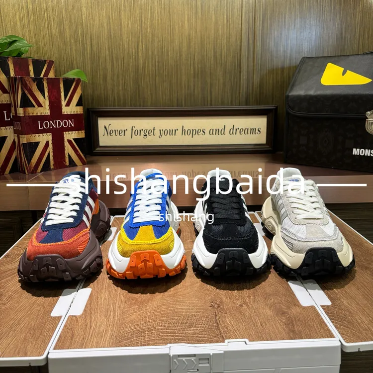 【皮鞋码】春夏新款舒适洋气百搭皮网拼接低帮系带男款休闲鞋