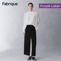 Fabrique Faustine 【紫标】桑蚕丝宫廷风可拆卸白色领结诗人衬衫