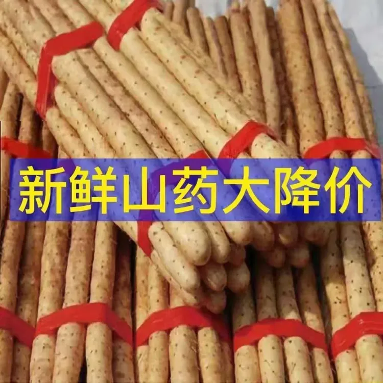 【河北小白嘴山药】现挖粉糯铁棍山药粗粮宝宝辅食5斤装新鲜包邮