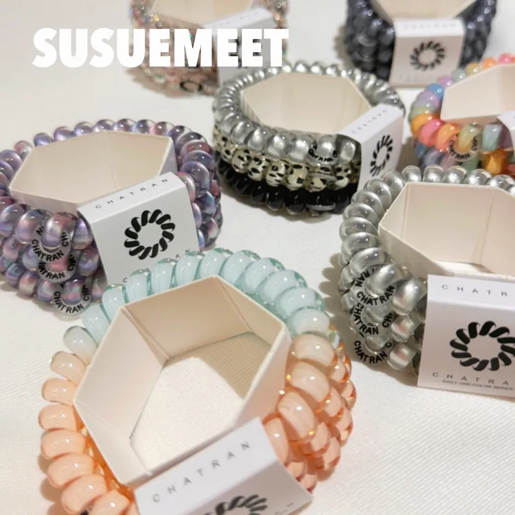 梦幻银河系高品质电话绳头绳 甜美少女女孩发饰头绳