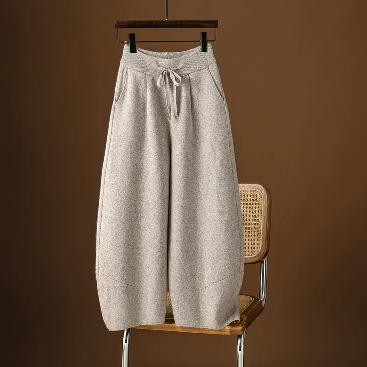 休闲裤香蕉裤复古秋冬百搭大码休闲风弯刀气球裤显瘦显瘦镰刀裤