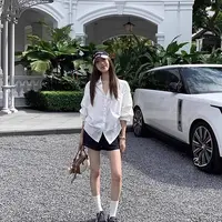 胖MM高级感泡泡袖上衣女气质收腰显瘦衬衫2025早秋设计感休闲衬衣