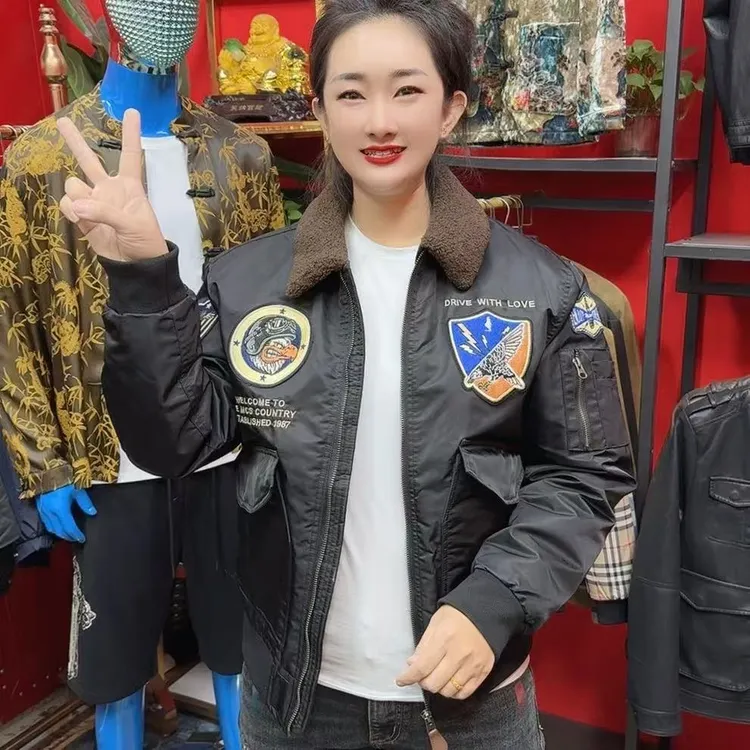 2025秋冬季新款潮流时尚加厚防寒服保暖外套WLL9218