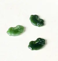  如意锁·和田玉碧玉 冰底老料吊坠（多样性发其一）
