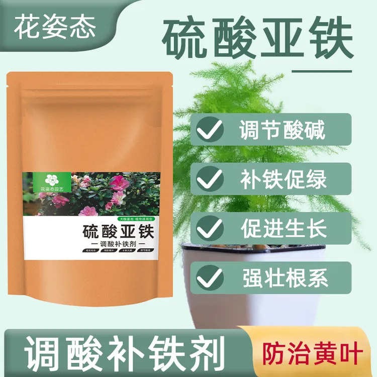 大袋装【硫酸亚铁花肥】文竹肥料金弹子专用肥三角梅杜鹃花茉莉花