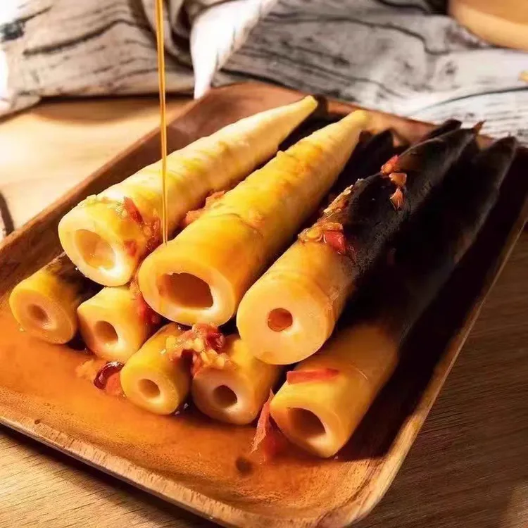 庆汇竹笋开袋即食500g手剥笋休闲泡椒香辣脆嫩笋尖酸辣手撕网红