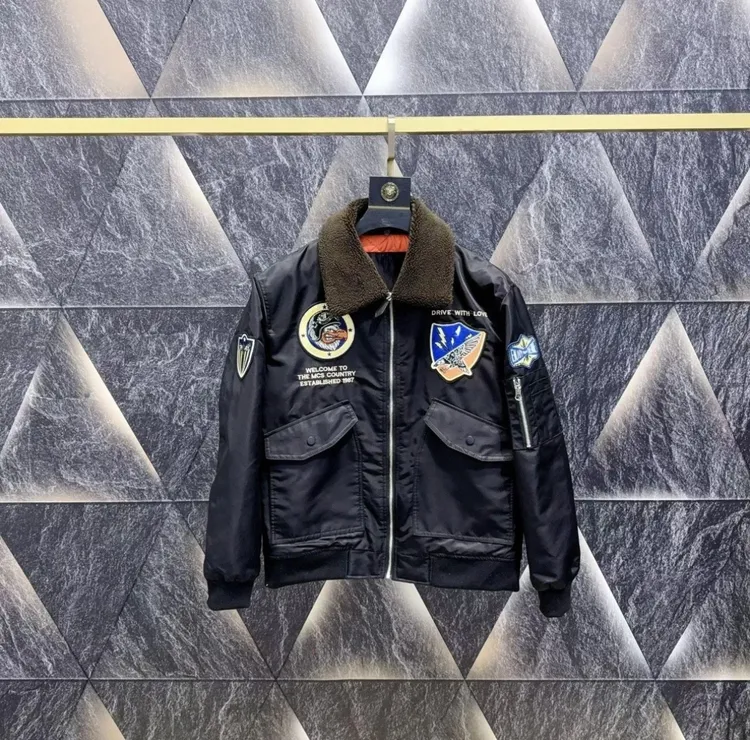 秋冬季新款潮流时尚加厚防寒棉服保暖外套