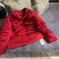 【HAV】  新款时髦百搭新中式盘扣新年长袖棉服外套