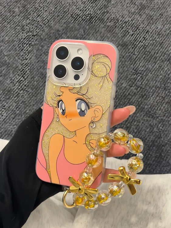 日系卡通动漫美少女适用苹果16pro手机壳15pro国风新款防摔网红女