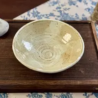 【食味系列】中式侘寂粗陶菜碗碟家用餐具陶瓷手作釉下彩壶承手工