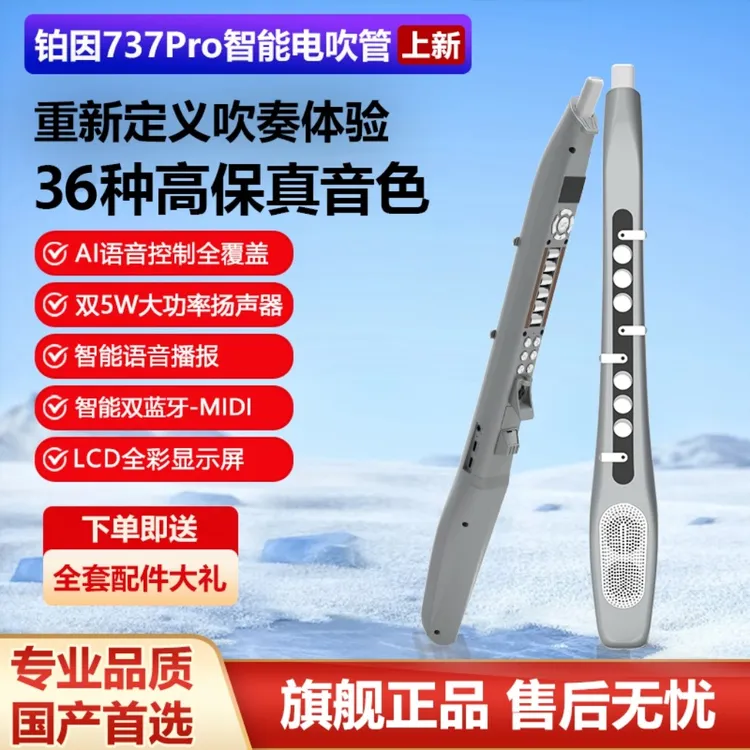 新款铂因737PRO【免费教学】2026电吹管乐器语音蓝牙电子笛商品图