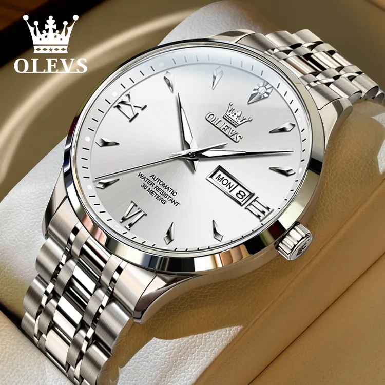 正品欧利时手表高端商务机械表百搭经典优质男士简约休闲腕表9956
