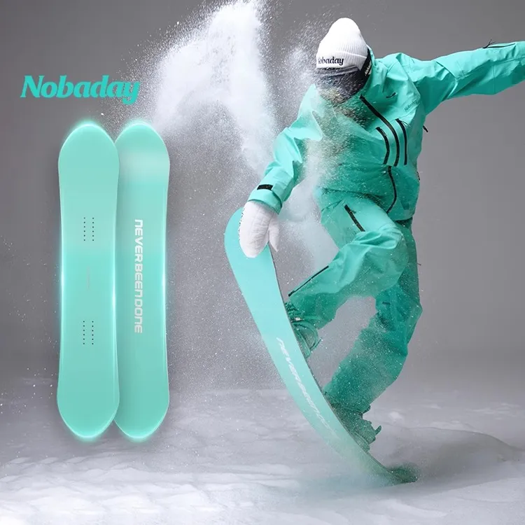 NOBADAY新款单板小黑板6.pro0极光蓝全能专业男女款滑雪板冬季