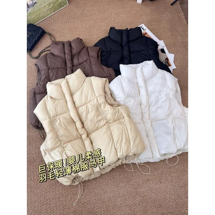 【泡芙马夹】轻薄巨保暖！冬季方块外穿时尚加厚慵懒面包马甲88806