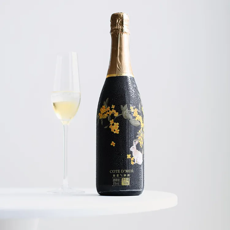清爽~COTE D'MOR 桂花气泡酒起泡酒果酒米酒微醺低度香女士甜酒槟