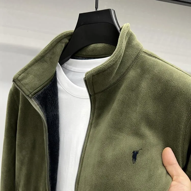 【澳门专柜正品】【奥莱品牌折扣】拉夫·劳伦马球外套男士抓绒摇