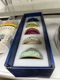 五行碗套装功夫茶斗笠杯礼盒装陶瓷主人