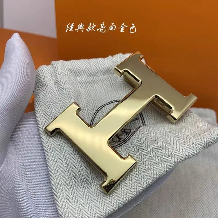 适用于H家爱马男仕皮带扣头工字扣h扣腰带扣3.8/3.2/2.4cm宽配件