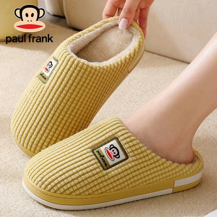 大嘴猴棉拖鞋女士2025新款冬季室内居家保暖加厚毛绒静音软底棉拖
