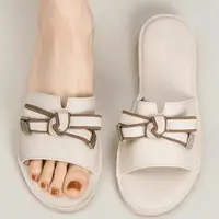 轻便休闲居家蝴蝶结1230夏季一字拖舒适外穿欧若假日风