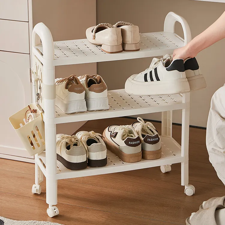 简易鞋架家用门口小型多层鞋柜出租屋鞋架宿舍省空间桌下收纳神器