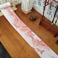景阳阁蜡染砑光纸 红鬓腾云长卷 毛笔书法专用宣纸直播专用