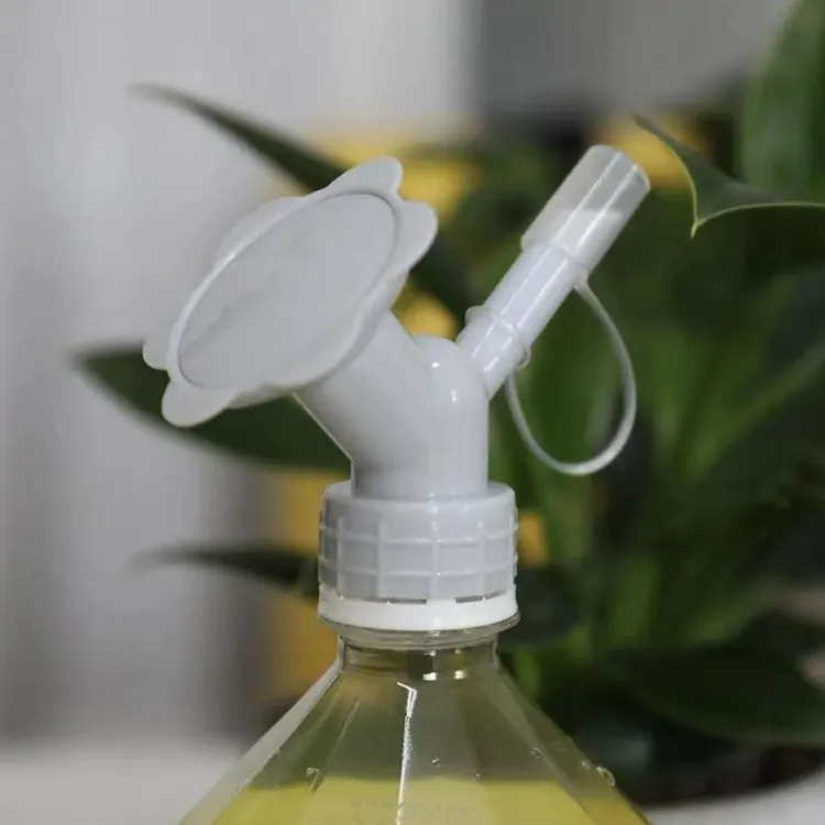 【双头浇花洒水器】多功能浇花喷嘴头饮料瓶花洒喷头两用双头洒水款