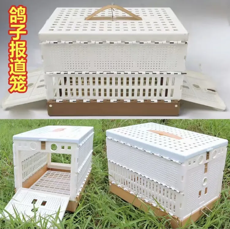 鸽子用品 赛鸽集训笼 折叠放飞笼 美观便携32*20*22