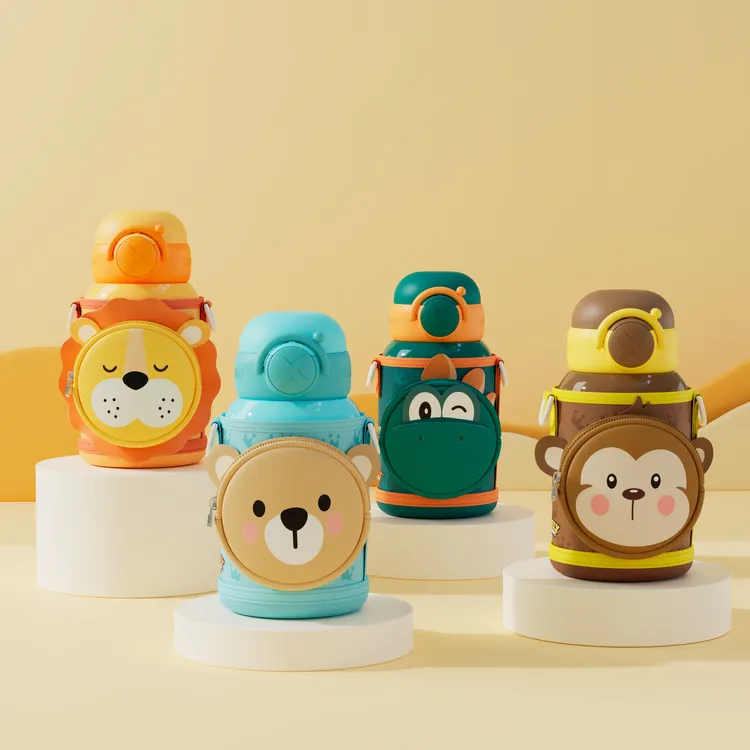 ALL-JOINT优仅316不锈钢疯狂丛林系列儿童保温杯500ml